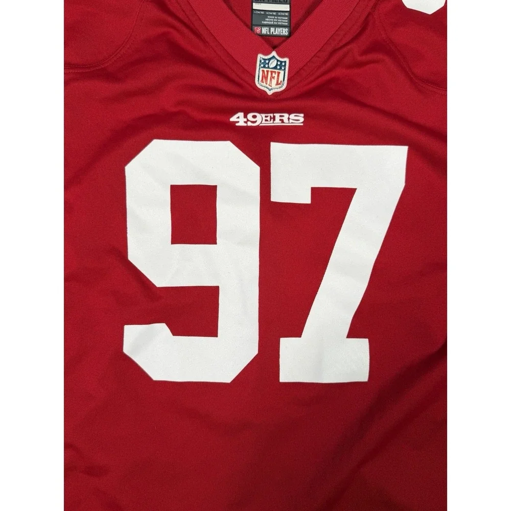 Nike San Francisco 49ers Nick Bosa #97 NFL Game Jersey Youth Large (14-16) Red